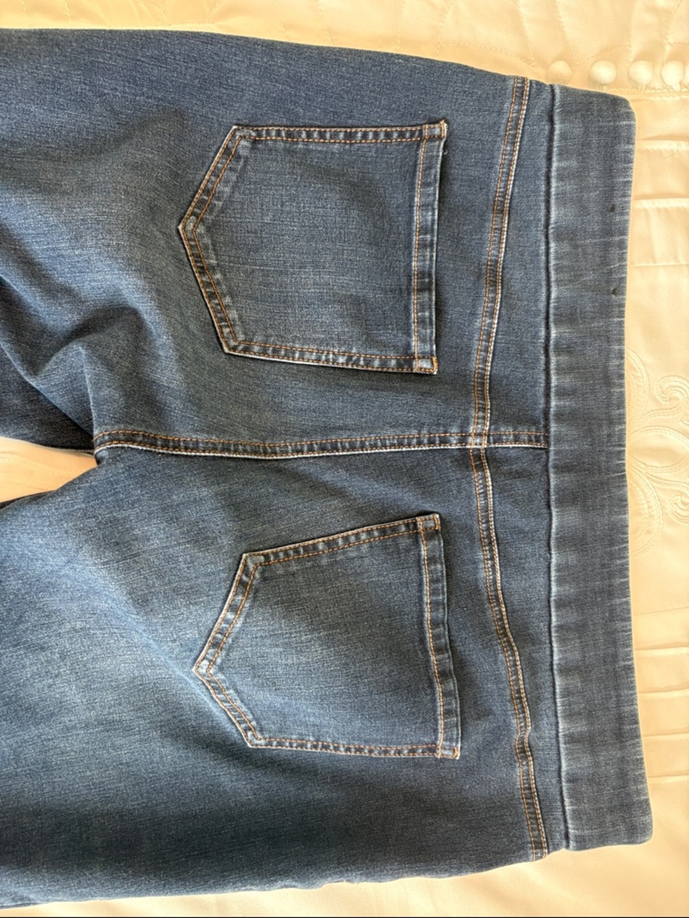Liverpool Jeans Company Dark Blue Pull-On Stretch Jeggings - Picture 4 of 6